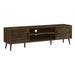 Monarch Specialties I 2717 | Meuble pour téléviseur 72'' - Simili-bois brun - Avec 2 portes-SONXPLUS Thetford Mines