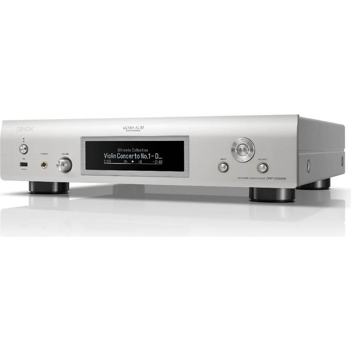 Denon DNP-2000NE | High resolution network player - HEOS integrated - Wi-fi - Silver-SONXPLUS Thetford Mines