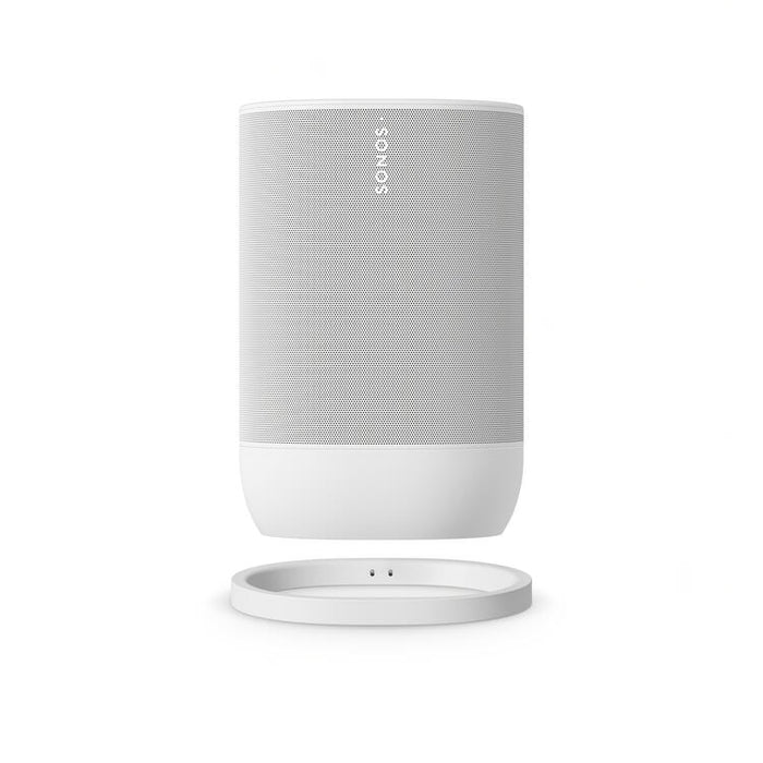 Sonos Move 2 | Haut-parleur sans fil - Stéréo - Commande Vocale - Jusqu'à 24 heures d'autonomies - Blanc-SONXPLUS Thetford Mines