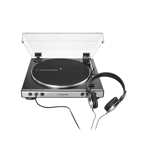 Audio-Technica AT-LP60XHP-GM | Table tournante - Stéréo - Avec casque - Métal Gun-SONXPLUS Thetford Mines