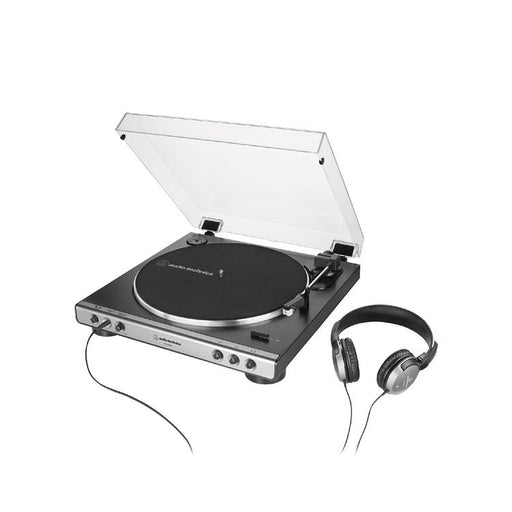 Audio-Technica AT-LP60XHP-GM | Table tournante - Stéréo - Avec casque - Métal Gun-SONXPLUS Thetford Mines