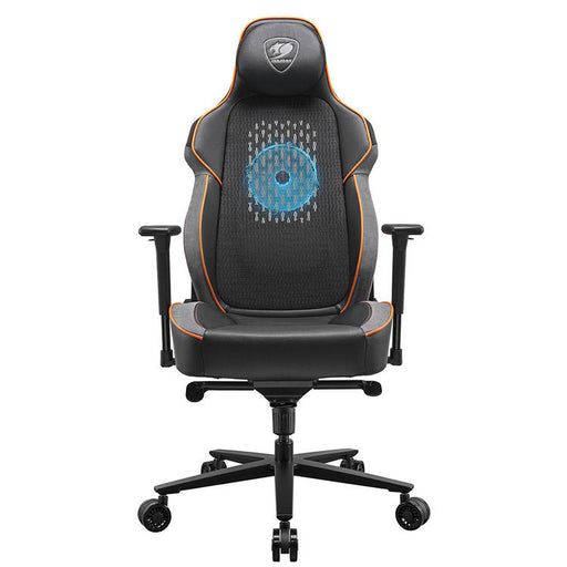 Cougar NxSys Aero | Chaise de jeu - Ventilateur de 200mm intégré - Siège baquet festonné - Orange-SONXPLUS Thetford Mines