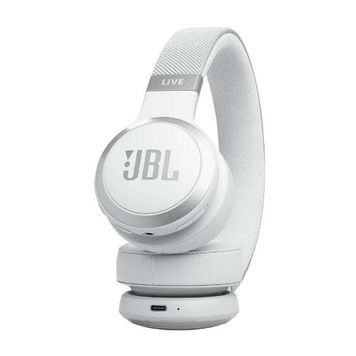 JBL Live 670NC | Écouteurs circum-auriculaires - Sans fil - Bluetooth - Blanc-SONXPLUS Thetford Mines