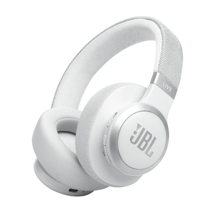 JBL Live 770NC | Écouteurs circum-auriculaires - Sans fil - Bluetooth - Blanc-SONXPLUS Thetford Mines