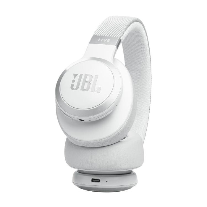 JBL Live 770NC | Écouteurs circum-auriculaires - Sans fil - Bluetooth - Blanc-SONXPLUS Thetford Mines