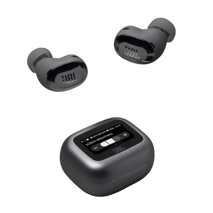 JBL Live Buds 3 | Écouteurs intra-auriculaires - Écran tactile LED 1,45" - Bluetooth - Noir-SONXPLUS Thetford Mines