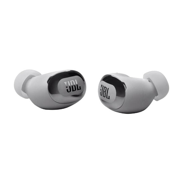 JBL Live Buds 3 | Écouteurs intra-auriculaires - Écran tactile LED 1,45" - Bluetooth - Argent-SONXPLUS Thetford Mines