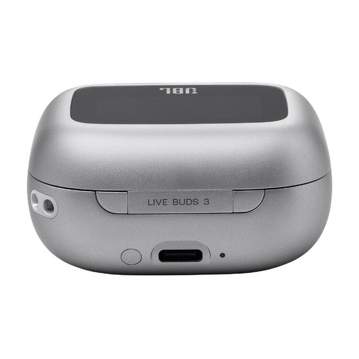 JBL Live Buds 3 | Écouteurs intra-auriculaires - Écran tactile LED 1,45" - Bluetooth - Argent-SONXPLUS Thetford Mines