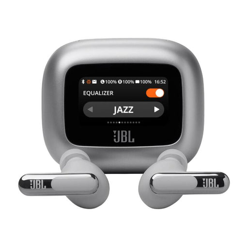 JBL Live Beam 3 | Écouteurs intra-auriculaires - Écran tactile LED 1,45" - Argent-SONXPLUS Thetford Mines