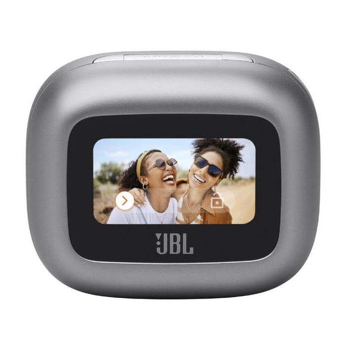 JBL Live Beam 3 | Écouteurs intra-auriculaires - Écran tactile LED 1,45" - Argent-SONXPLUS Thetford Mines