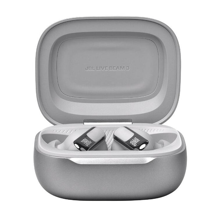 JBL Live Beam 3 | Écouteurs intra-auriculaires - Écran tactile LED 1,45" - Argent-SONXPLUS Thetford Mines