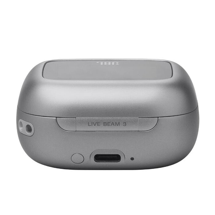 JBL Live Beam 3 | Écouteurs intra-auriculaires - Écran tactile LED 1,45" - Argent-SONXPLUS Thetford Mines