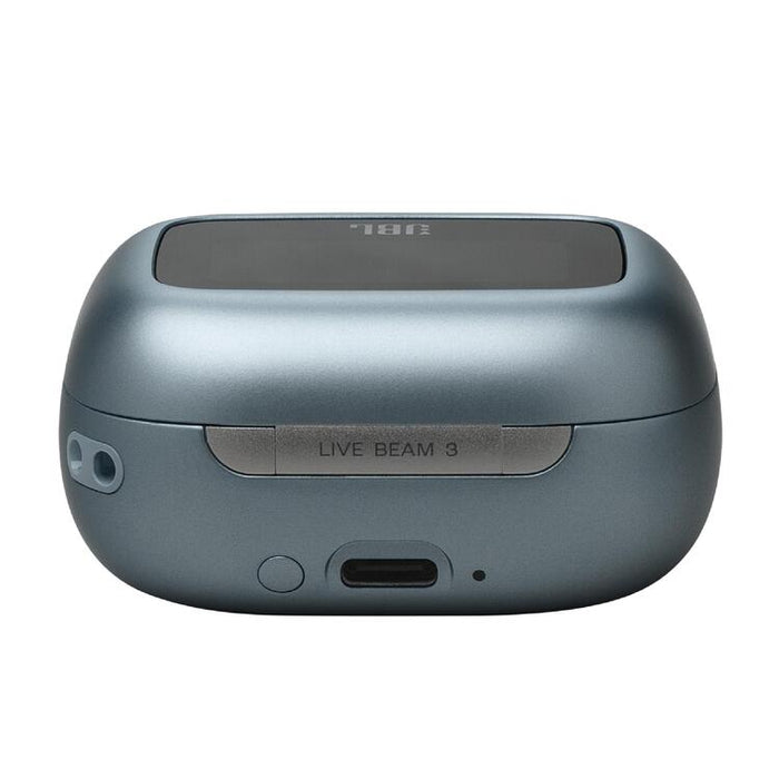 JBL Live Beam 3 | Écouteurs intra-auriculaires - Écran tactile LED 1,45" - Bleu-SONXPLUS Thetford Mines