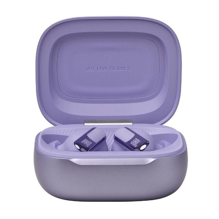 JBL Live Beam 3 | Écouteurs intra-auriculaires - Écran tactile LED 1,45" - Mauve-SONXPLUS Thetford Mines