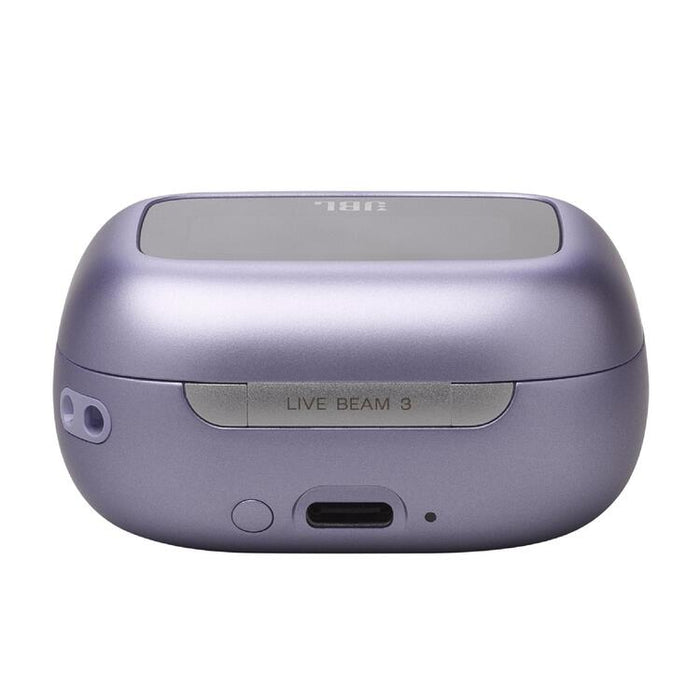 JBL Live Beam 3 | Écouteurs intra-auriculaires - Écran tactile LED 1,45" - Mauve-SONXPLUS Thetford Mines