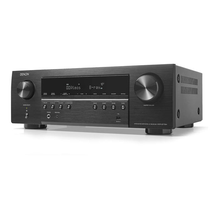 Denon AVR-S770H | Récepteur AV - 7.2 canaux - Cinéma maison - 8K - HEOS intégré - 75W - Noir-SONXPLUS Thetford Mines