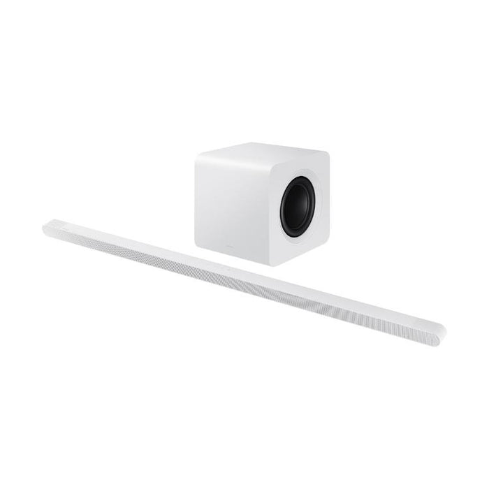 Samsung HW-S801D | Barre de son ultra slim - 3.1.2 canaux - Caisson de graves sans fil - 330W - Dolby Atmos - Bluetooth - Blanc-SONXPLUS Thetford Mines