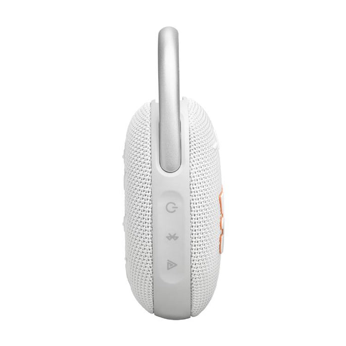 JBL Clip 5 | Haut-parleur à mousqueton portable - Bluetooth - IP67 - Blanc-SONXPLUS Thetford Mines