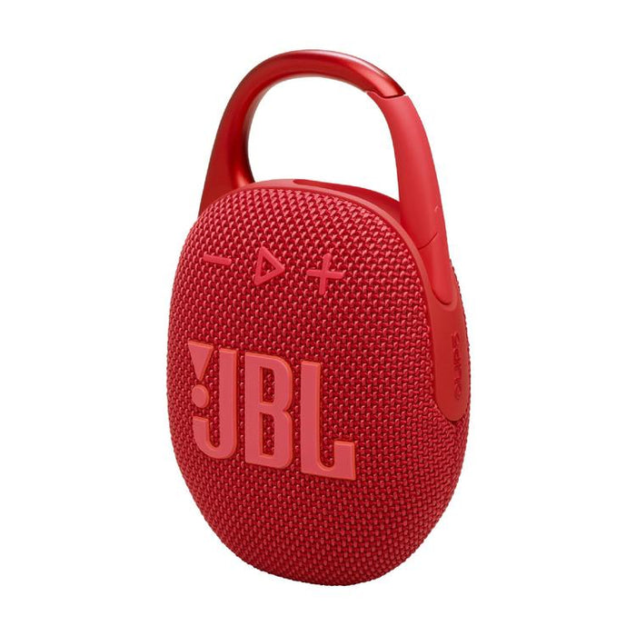 JBL Clip 5 | Haut-parleur à mousqueton portable - Bluetooth - IP67 - Rouge-SONXPLUS Thetford Mines