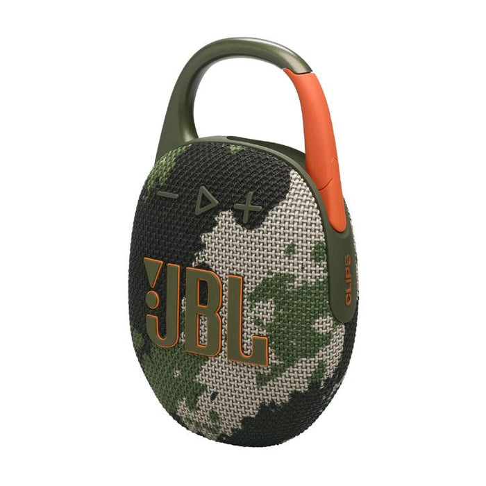 JBL Clip 5 | Haut-parleur à mousqueton portable - Bluetooth - IP67 - Camouflage-SONXPLUS Thetford Mines