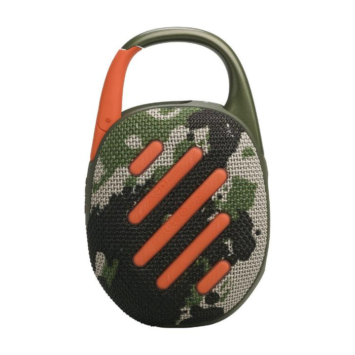 JBL Clip 5 | Haut-parleur à mousqueton portable - Bluetooth - IP67 - Camouflage-SONXPLUS Thetford Mines
