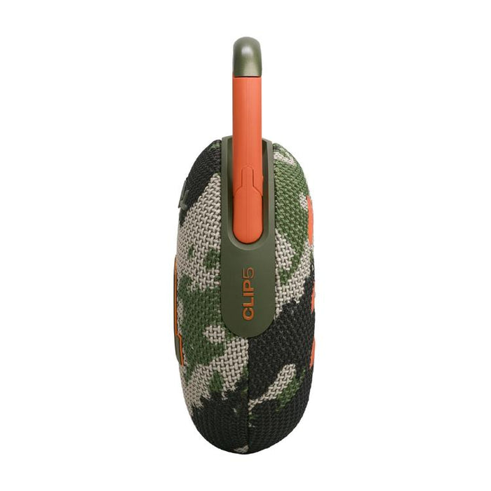JBL Clip 5 | Haut-parleur à mousqueton portable - Bluetooth - IP67 - Camouflage-SONXPLUS Thetford Mines