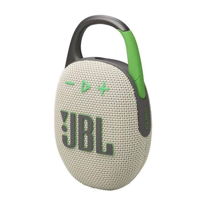 JBL Clip 5 | Haut-parleur à mousqueton portable - Bluetooth - IP67 - Sable-SONXPLUS Thetford Mines