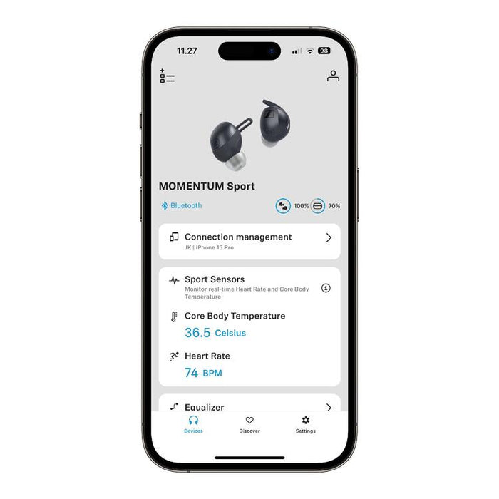 Sennheiser Momentum Sport TW | Écouteurs intra-auriculaires - Sans fil - Réduction active du bruit - Olive-SONXPLUS Thetford Mines