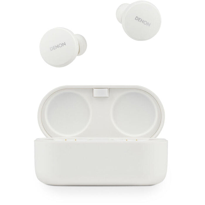 Denon PERL | Écouteurs intra-auriculaires - Sans fil - Bluetooth - Technologie Masimo Adaptive Acoustic - Blanc-SONXPLUS Thetford Mines