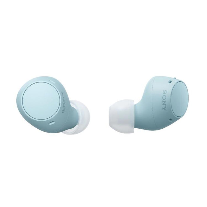 Sony WF-C510 | Écouteurs intra-auriculaires - 100% Sans fil - Bluetooth - Microphone - Jusqu'à 22 heures d'autonomie - IPX4 - Bleu Pâle-SONXPLUS Thetford Mines