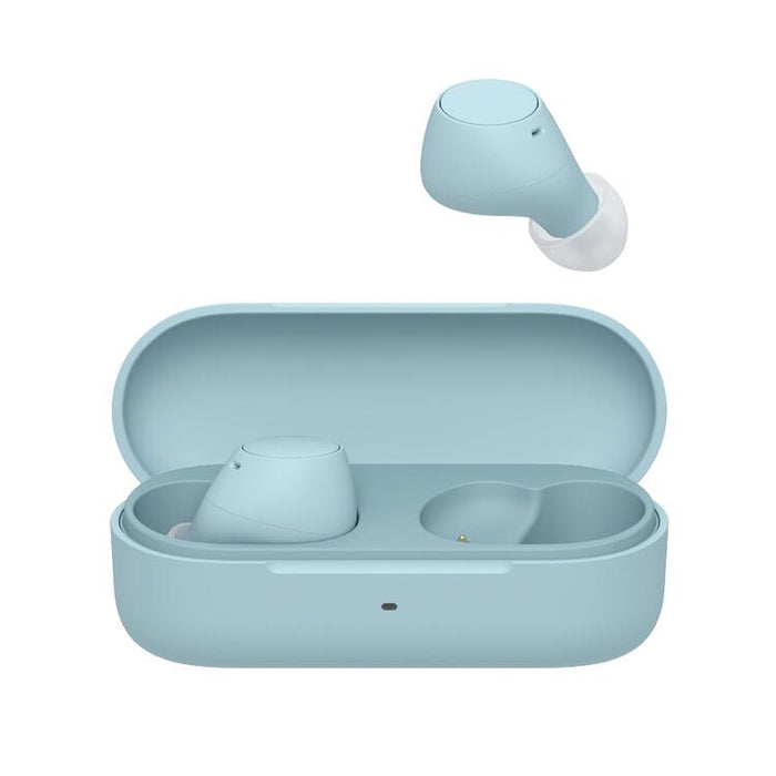 Sony WF-C510 | Écouteurs intra-auriculaires - 100% Sans fil - Bluetooth - Microphone - Jusqu'à 22 heures d'autonomie - IPX4 - Bleu Pâle-SONXPLUS Thetford Mines