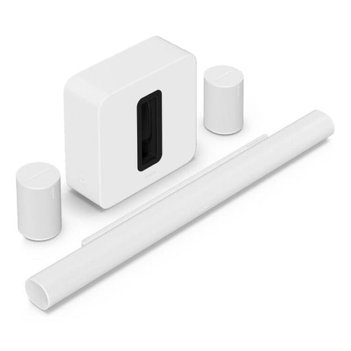 Sonos | Ensemble immersif haut de gamme avec Arc Ultra - 9.1.4 Canaux + 2 Era 100 + Sub 4 - Blanc-SONXPLUS Thetford Mines