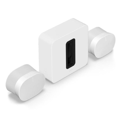 Sonos | Ensemble complémentaire supérieur pour cinéma maison - Sub 4 + 2 Era 300 - Blanc-SONXPLUS Thetford Mines