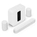 Sonos | Ensemble immersif haut de gamme avec Beam + Sub 4 + 2 Era 100 - Sans fil - Wi-Fi - Blanc-SONXPLUS Thetford Mines