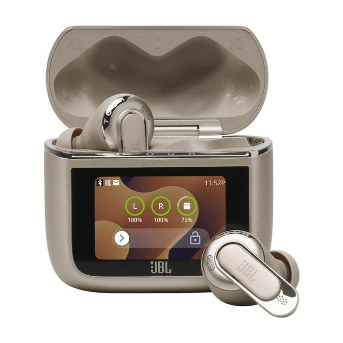 JBL TOUR PRO 3 | Écouteurs intra-auriculaires - Bluetooth - 6 microphones - Étui intelligent - Latté-SONXPLUS Thetford Mines