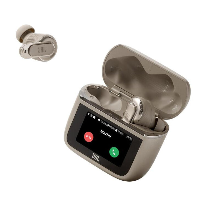 JBL TOUR PRO 3 | Écouteurs intra-auriculaires - Bluetooth - 6 microphones - Étui intelligent - Latté-SONXPLUS Thetford Mines