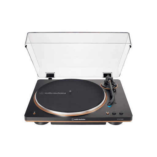 Audio-Technica AT-LP70XBTBZ | Table tournante Stéréo - Sans fil - Bluetooth - Entraînement par courroie - Entièrement automatique - Noir/Bronze-SONXPLUS Thetford Mines