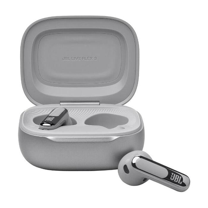 JBL Live Flex 3 | In-ear headphones - Wireless - Noise reduction - 1.45" touch screen - Silver