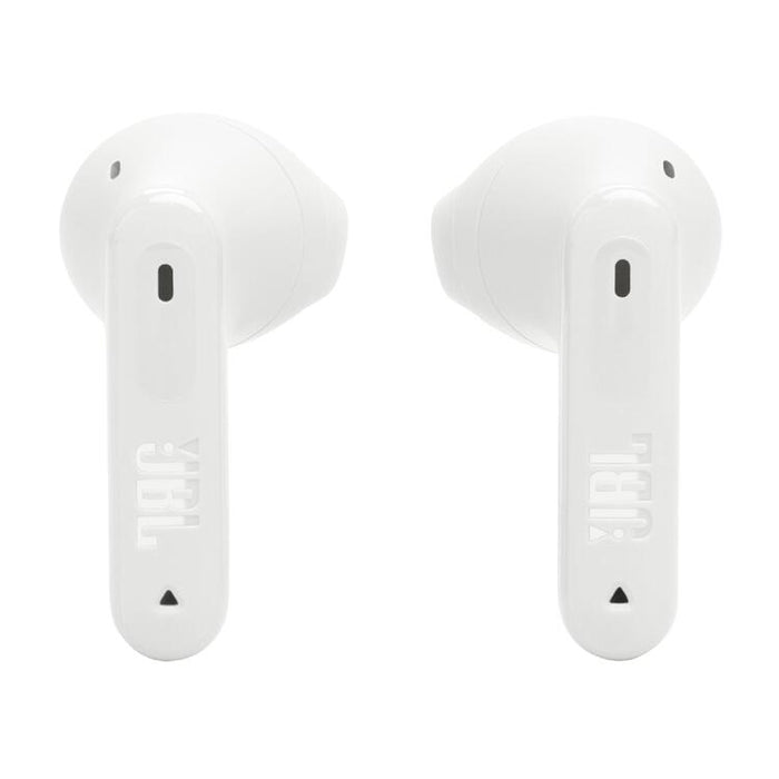 JBL Tune Flex 2 | Écouteurs intra-auriculaires - 100% Sans fil - Bluetooth - Réduction de bruit - 6 Microphones - IP54 - Blanc