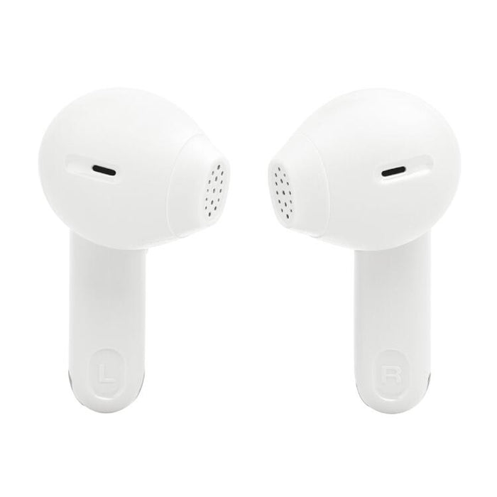 JBL Tune Flex 2 | Écouteurs intra-auriculaires - 100% Sans fil - Bluetooth - Réduction de bruit - 6 Microphones - IP54 - Blanc