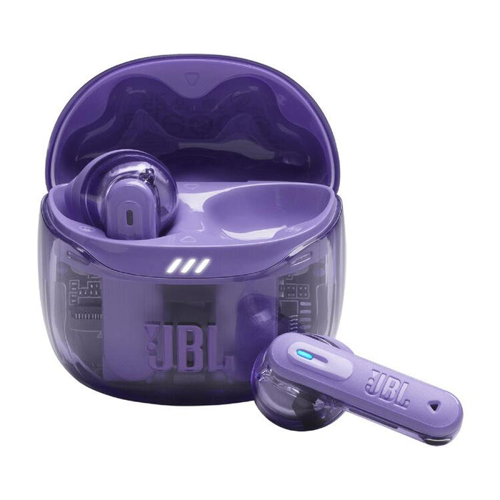 JBL Tune Flex 2 | In-Ear Headphones - 100% Wireless - Bluetooth - Noise Reduction - 6 Microphones - IP54 - Ghost Purple