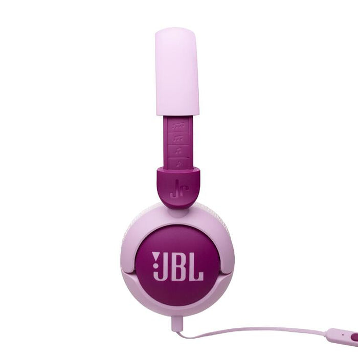 JBL JR320 | Écouteurs filaires circum-auriculaires pour enfant - JBL Safe Sound - Microphone - Mauve