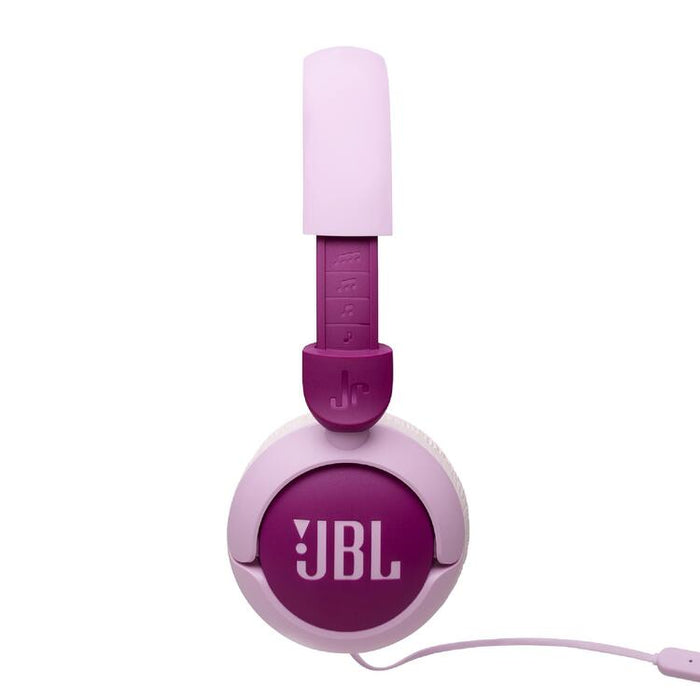 JBL JR320 | Écouteurs filaires circum-auriculaires pour enfant - JBL Safe Sound - Microphone - Mauve