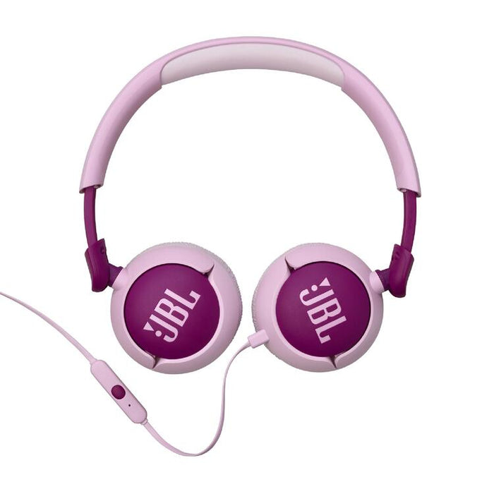 JBL JR320 | Écouteurs filaires circum-auriculaires pour enfant - JBL Safe Sound - Microphone - Mauve
