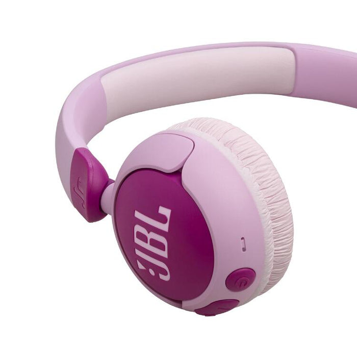 JBL JR 320BT | Écouteurs sans fil circum-auriculaires pour enfant - Bluetooth - JBL Safe Sound - Microphone - Mauve