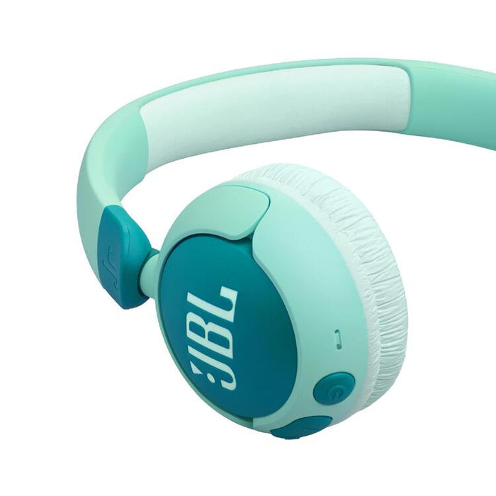 JBL JR 320BT | Écouteurs sans fil circum-auriculaires pour enfant - Bluetooth - JBL Safe Sound - Microphone - Vert