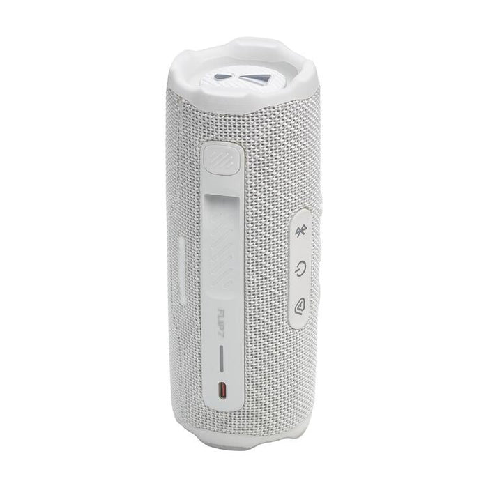 JBL Flip 7 | Haut-parleur portable - Bluetooth - Étanche - Jusqu'à 14 heures d'autonomie - Blanc | Sonxplus Thetford Mines