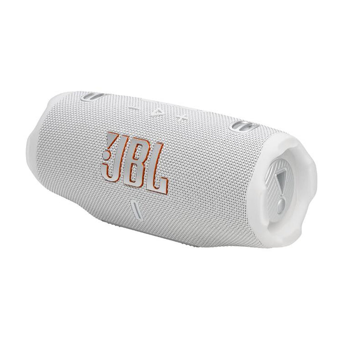 JBL Charge 6 | Haut-Parleur Portatif Bluetooth - Étanche - Auracast - 28 Heures d'autonomie - Blanc | Sonxplus Thetford Mines