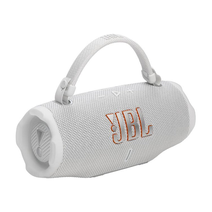 JBL Charge 6 | Haut-Parleur Portatif Bluetooth - Étanche - Auracast - 28 Heures d'autonomie - Blanc | Sonxplus Thetford Mines