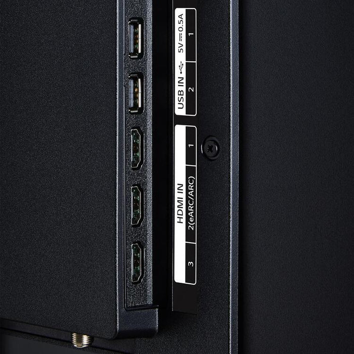 LG 55UA7700PUB | Téléviseur 55" - 4K Ultra HD - DEL - Série UA7700 - HDR - Smart WebOS - 60 Hz natif - Processeur IA a7 Gen8 4K - Noir | Sonxplus Thetford Mines